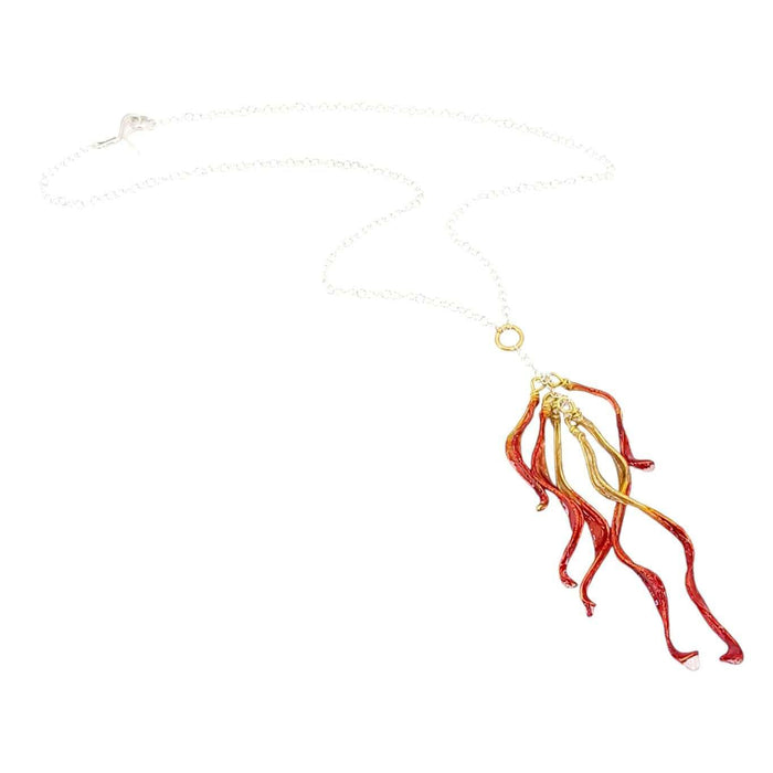 Necklace - Small Petal Cascade (Assorted Colors) by Verso