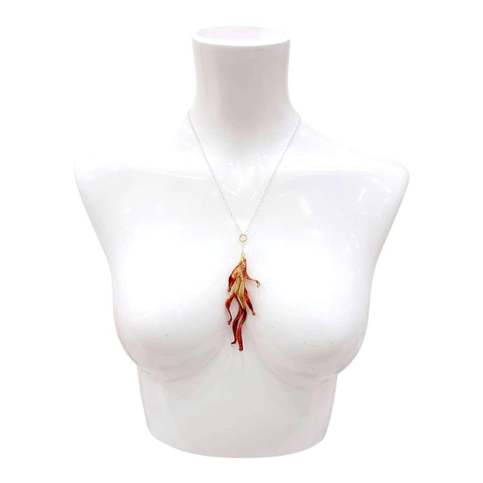 Necklace - Small Petal Cascade (Assorted Colors) by Verso