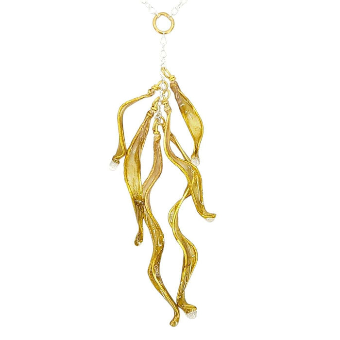 Necklace - Small Petal Cascade (Assorted Colors) by Verso
