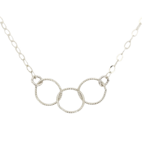 Necklace - Trio (Sterling Silver) by Foamy Wader
