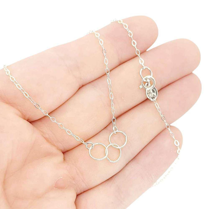 Necklace - Trio (Sterling Silver) by Foamy Wader