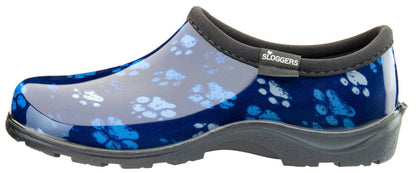 New: Women's Garden Shoe, Grungy Paw Blue Print: Grungy Paw Blue