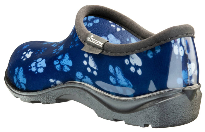 New: Women's Garden Shoe, Grungy Paw Blue Print: Grungy Paw Blue