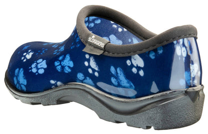 New: Women's Garden Shoe, Grungy Paw Blue Print: Grungy Paw Blue