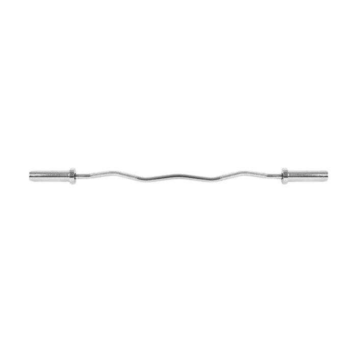 Gronk Fitness Olympic EZ Curl Bar side view