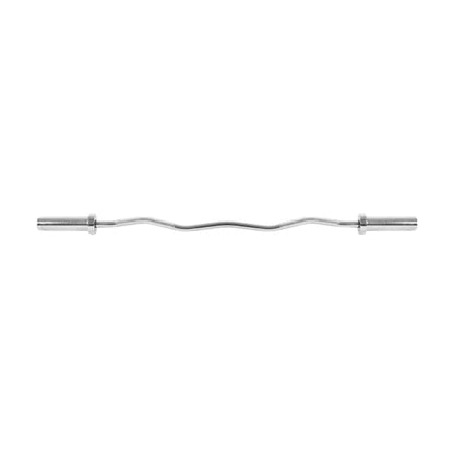 Gronk Fitness Olympic EZ Curl Bar top view