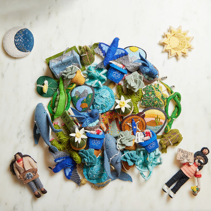 Protect Our Earth Activist Ornament