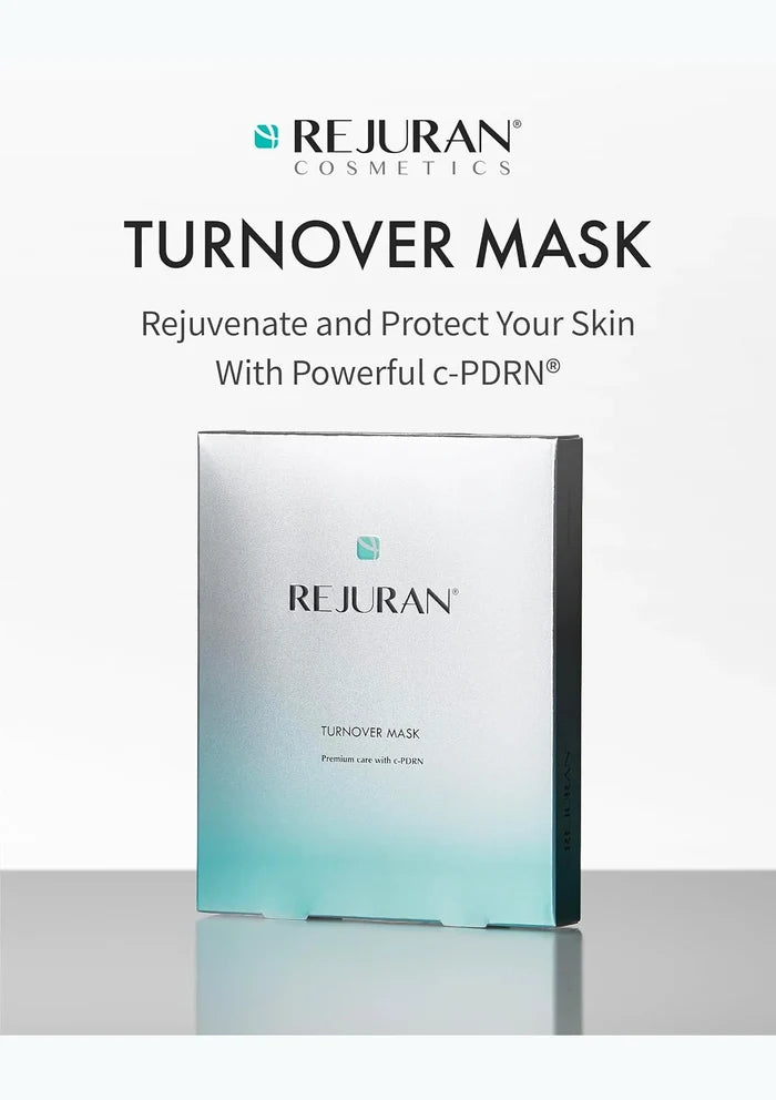 REJURAN Turnover Mask box with c-PDRN skincare introduction