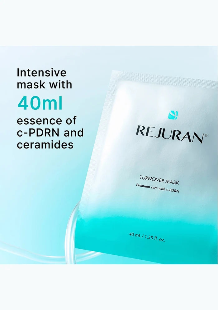 REJURAN Turnover Mask pouch with 40ml essence, c-PDRN and ceramides