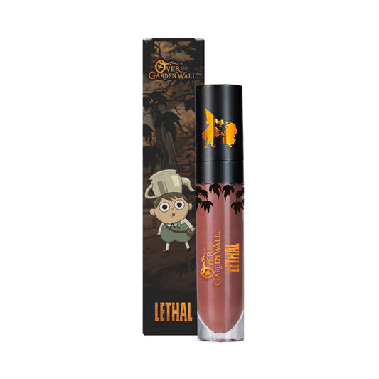 A tube of rich brown liquid lipstick from Over the Garden Wall
