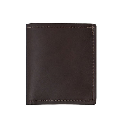 Sale: Brown Leather Bifold Wallet with Lifetime Warranty NSL-0001 Made in USA