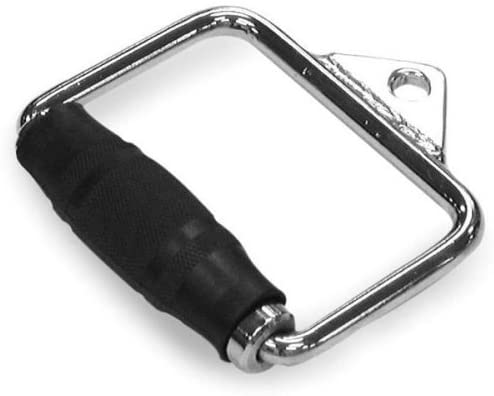 G&G Fitness stirrup handle with chrome frame and rubber grip