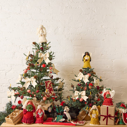 Small Golden Peace Dove Angel Tree Topper
