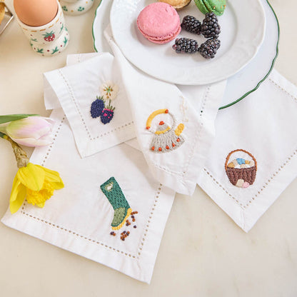 Spring Celebration Cocktail Napkins - Set of 4