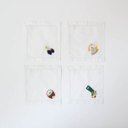Spring Celebration Cocktail Napkins - Set of 4