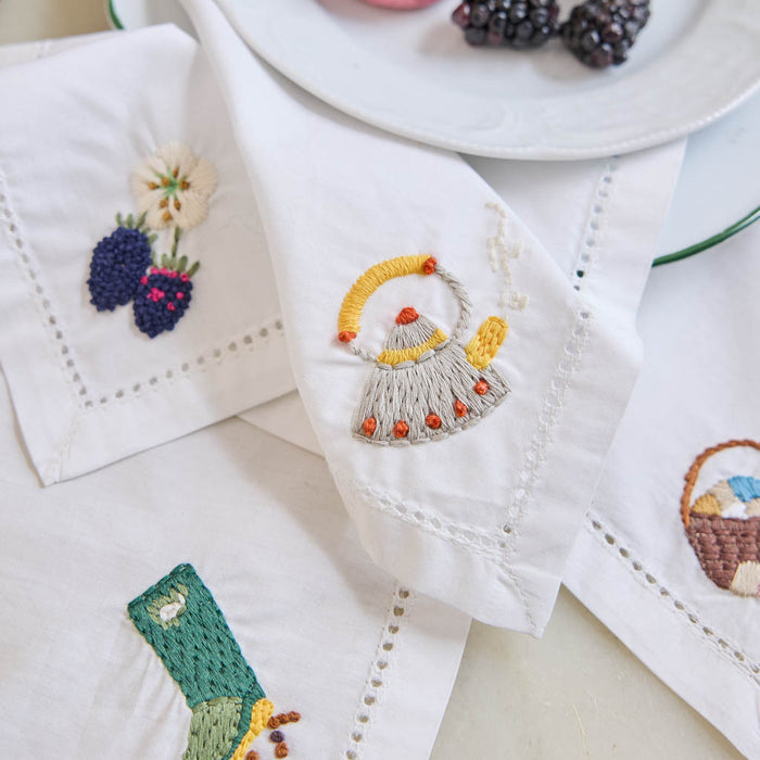 Spring Celebration Cocktail Napkins - Set of 4
