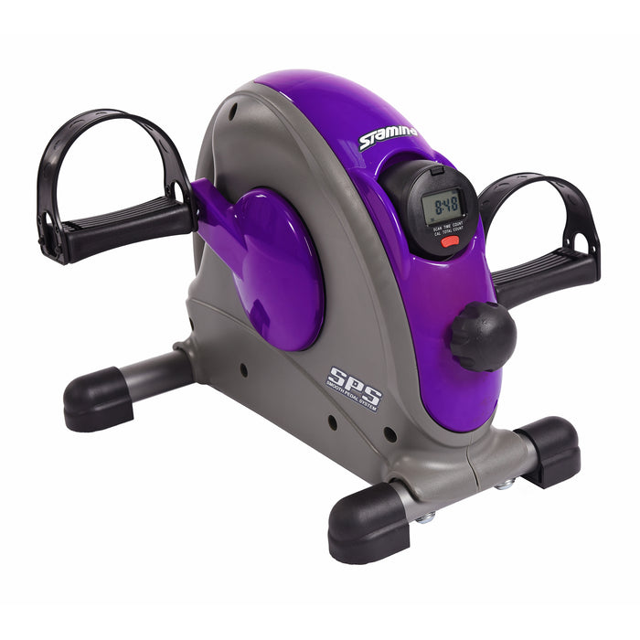 Stamina Mini Exercise Bike with Smooth pedal System, Purple Stamina Aerobics WEB2HGH15-0142-1