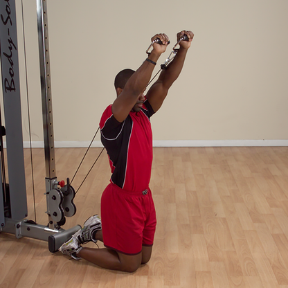 Body Solid Stirrup Handle in kneeling triceps extension