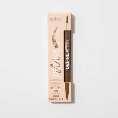 A define and set brow product in the shade Blonde on a white background.