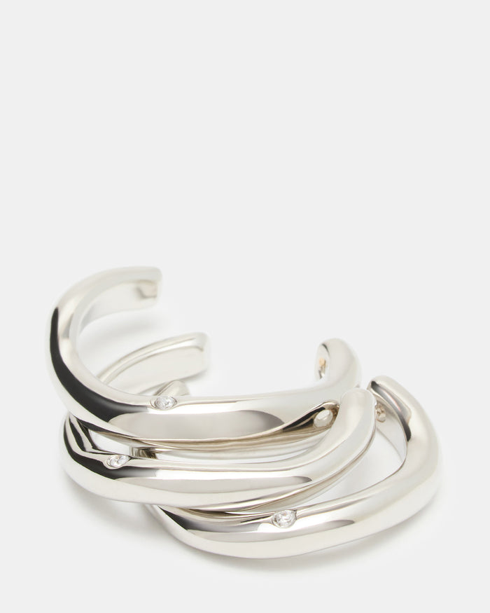 TOE RING Silver Rhinestone Women's Toe Ring Set | Steve Madden