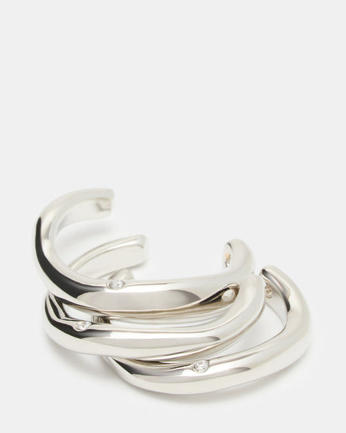 TOE RING Silver Rhinestone Women's Toe Ring Set | Steve Madden