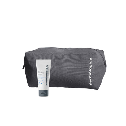 travel pouch & skin smoothing cream (15ml)