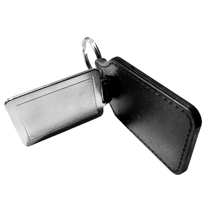 United States Navy Ship USS BB 63 Missouri Faux Leather Key Ring