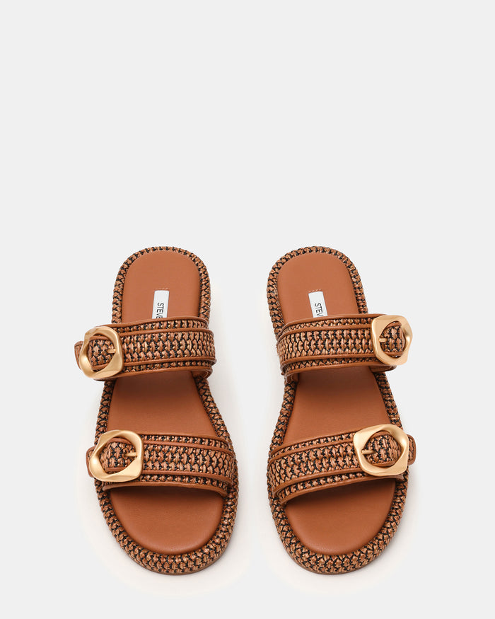 VEYA BROWN RAFFIA