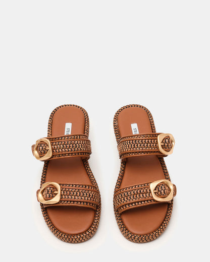 VEYA BROWN RAFFIA