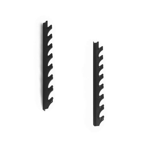 XM Fitness 8 Bar Gun Rack black vertical view
