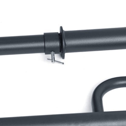 Close-up of XM Fitness Farmer's Walk Bars handle and bolt