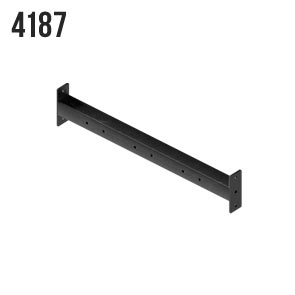 XM Fitness crossbar angled top view with part number