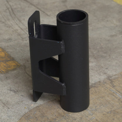 Ironax XPX Olympic Bar Holder close-up on floor