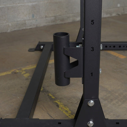 Ironax XPX Olympic Bar Holder front view on concrete